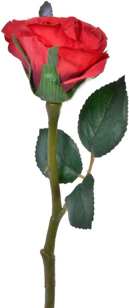 Trandafir rosu decorativ 30 cm