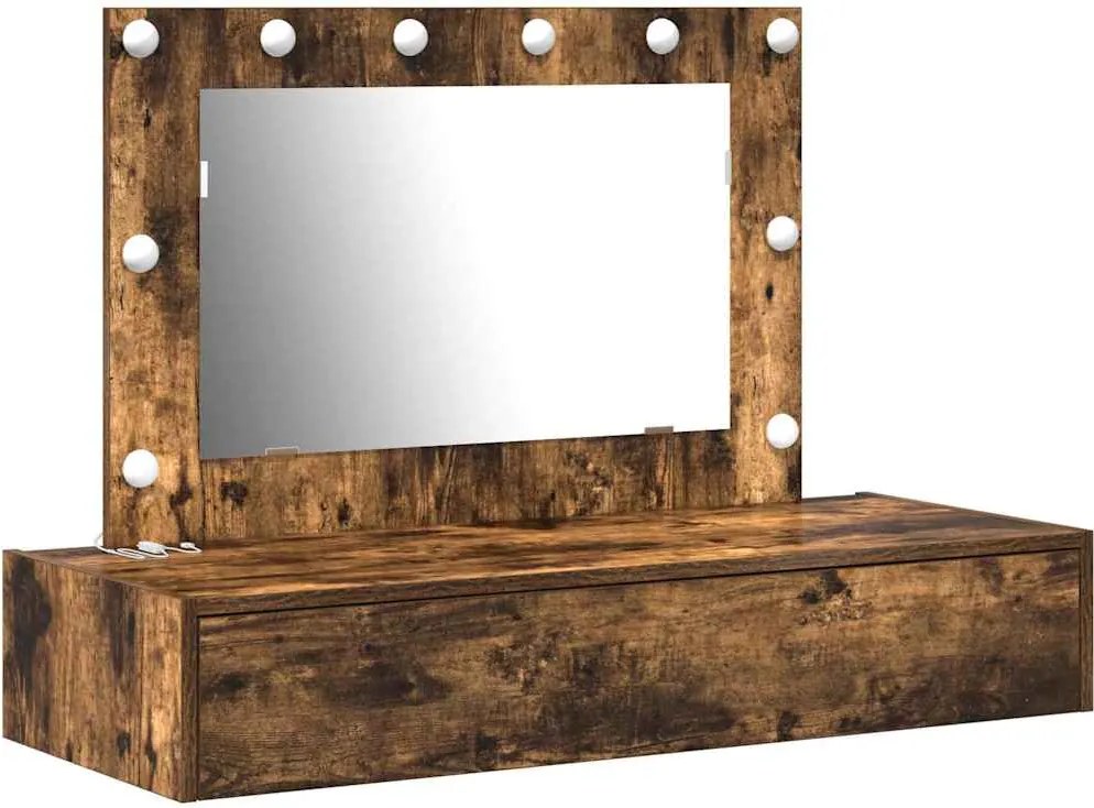 vidaXL Masă de Machiaj cu sertar Maro 100 x 40 x 70 cm Lemn compozit