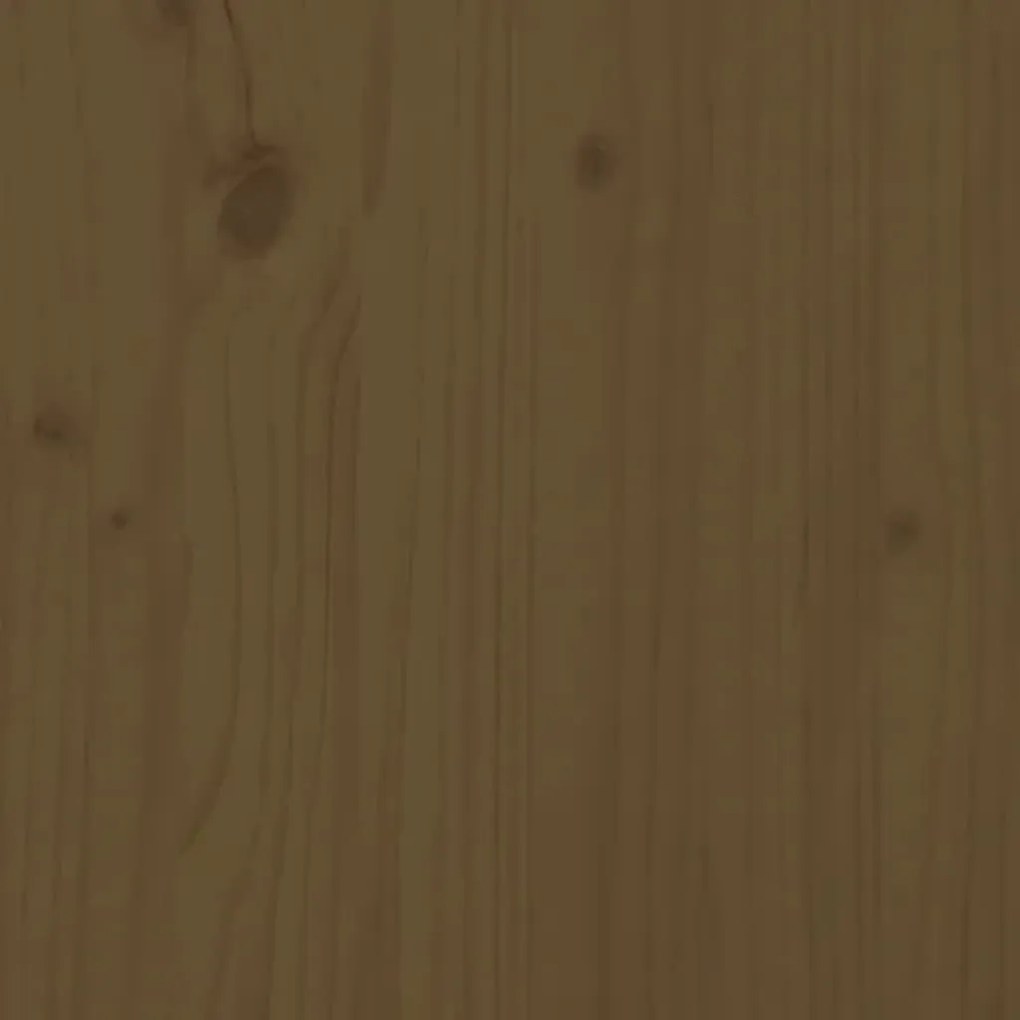 Servanta, maro miere, 31,5x34x75 cm, lemn masiv de pin 1, maro miere
