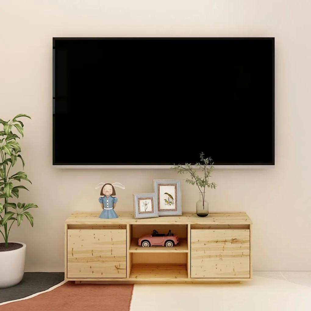 809899 vidaXL Comodă TV, 110x30x40 cm, lemn masiv de brad