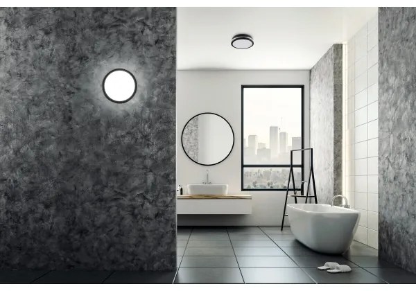 Plafonieră LED de exterior cu senzor Kanlux 38784 BENO 24/30W/230V 3000/3500/4000K IP65 antracit