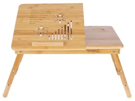 Masă reglabilă LAT pentru laptop/PC, pentru pat, maro