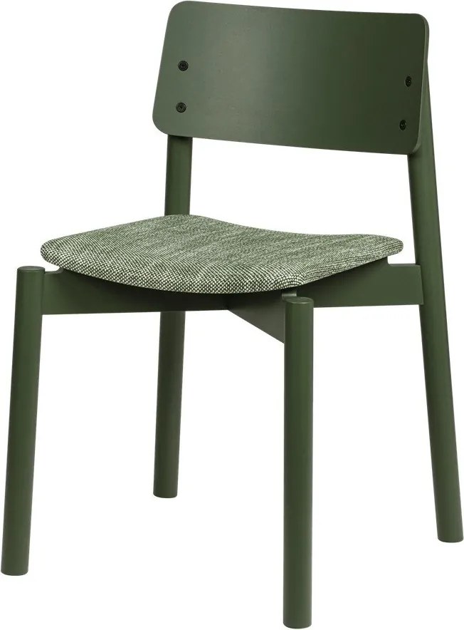 Scaun de dining verde stivuibil Wem – noo.ma