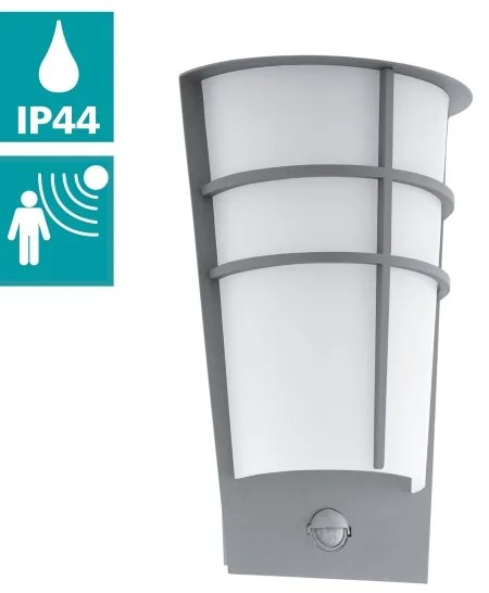 Eglo 96017 - LED Corp de iluminat perete exterior cu senzor BREGANZO 1 2xLED/2,5W