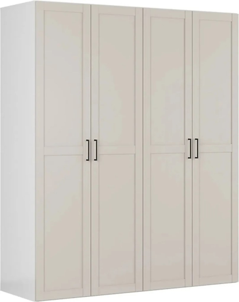 Dressing FLEX, casmir, PAL, cu 4 usi, 200x66x240 cm