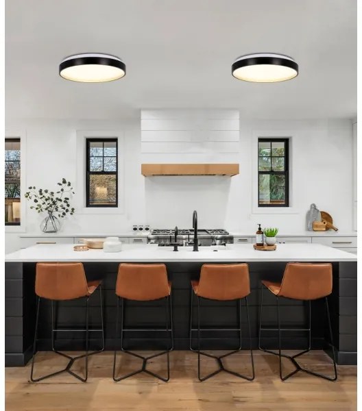 Plafonieră LED FLORIDA LED/18W/230V negru