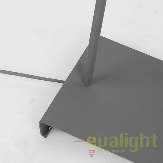 Lampa de masa moderna din metal cauciucat CARDIFF gri CARDIFF/T/DG