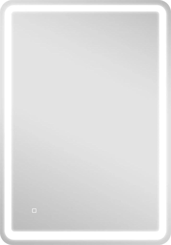 kleankin Oglinda pentru Baie cu Lumini LED, 70x 4 x 100cm, Argintiu | Aosom Romania