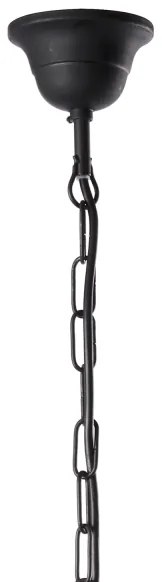 Lustră pe lanț ONLI CANDELA 5xE14/6W/230V negru