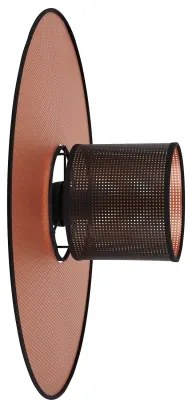 Aplică TOKYO Duolla SHINY 1xE27/15W/230V d. 50 cm cupru/negru