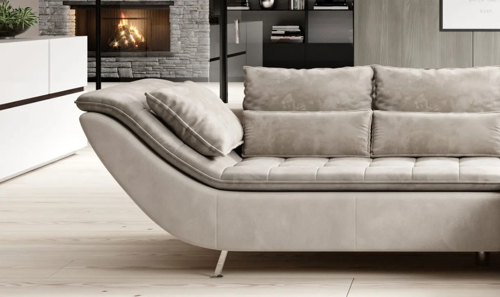 Coltar living Rollo pe dreapta – L296 x l213 x h76 cm