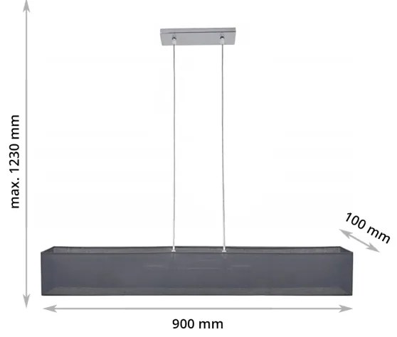 Lustră pe cablu CAROLINE 2xE14/40W/230V