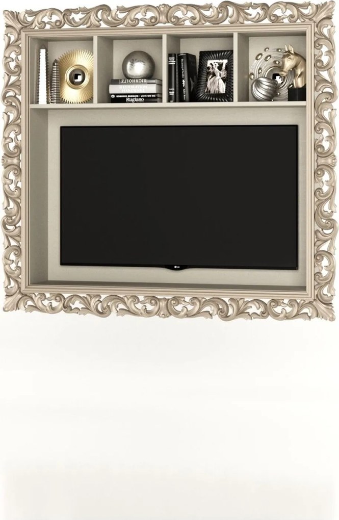 Set lemn masiv Living Celisea, 160 × 30 × 145 cm - Ivoire
