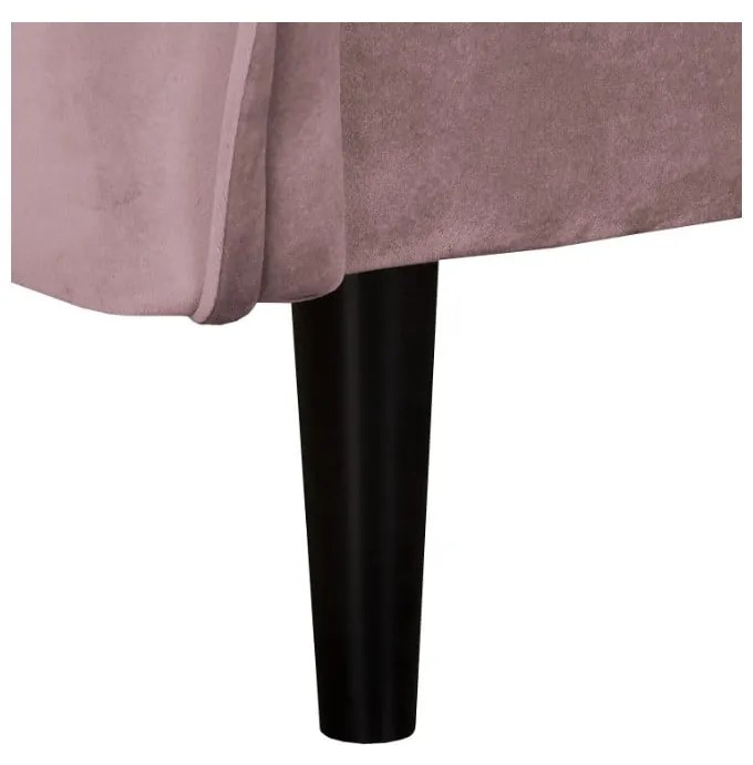 Fotoliu mov lavandă cu tapițerie din catifea Juli – Ropez