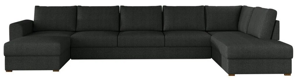Colțar Miami 183 Cutie de pat, 370x186x85cm, 172 kg, Picioare: Lemn