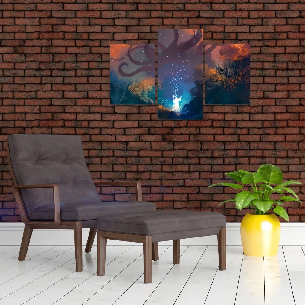 Tablou - Vrăjitorul magicean (90x60 cm)