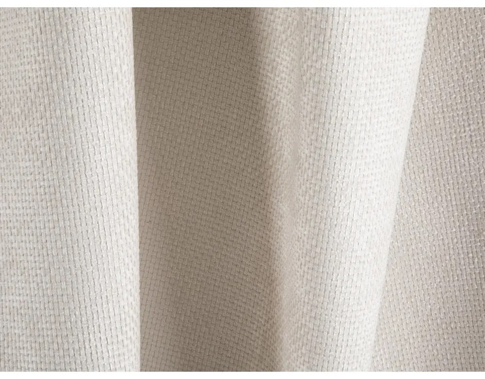 Canapea crem extensibilă/cu spațiu de depozitare cu tapițerie din chenille 262 cm Tonale – Cosmopolitan Design