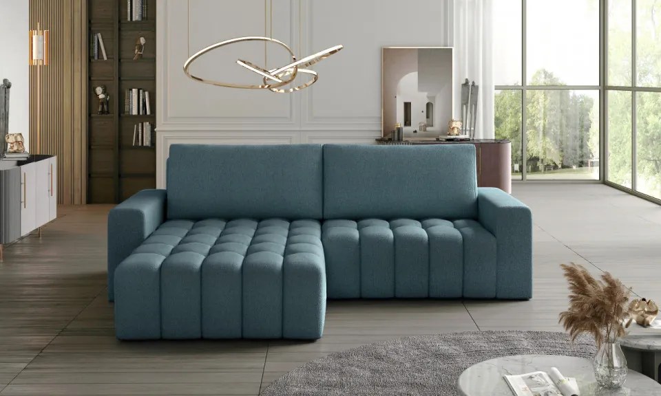 Coltar extensibil cu spatiu pentru depozitare, 250 x 175 x 92 cm, Bonett L1, Eltap
