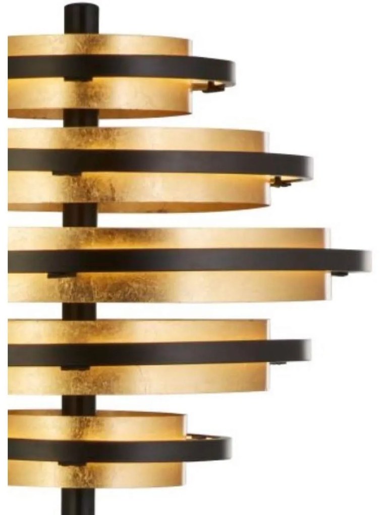 Lampadar LED, Lampa de podea moderna Hive Black/gold EU6359BG SRT