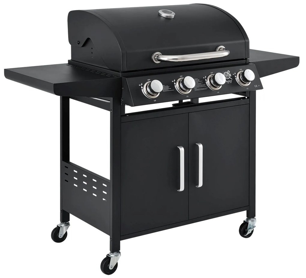 Gratar pe gaz BBQ "Idaho" cu 4 arzatoare