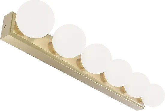 Open Design OR85686 - Aplica de perete MERINO 6xG9/8W/230V 61 cm IP44 alamă