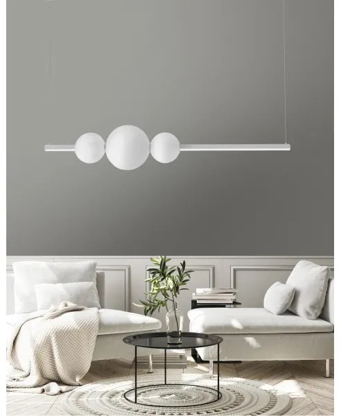 Lustră LED pe cablu dimabilă SANDRA LED/48W/230V albă Azzardo AZ4426