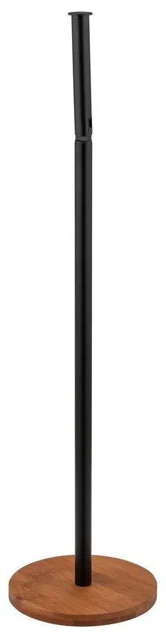 Suport pentru hârtie igienică negru/maro din oțel Serro – Wenko