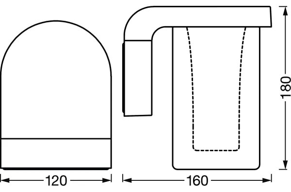 Aplică LED RGBW dimabilă SMART+ CASCADE LED/10W/230V Wi-Fi IP44 Ledvance