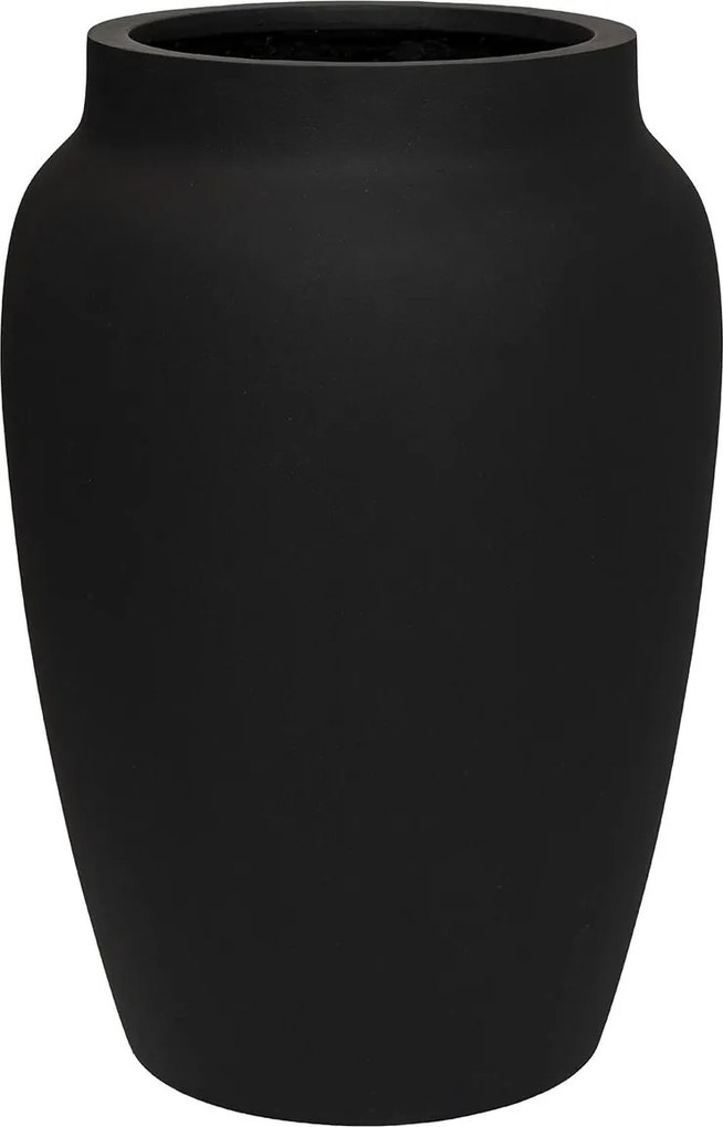 Ghiveci Hera, negru, mărimea L - ø 51 cm | h. 74 cm - PotteryPots