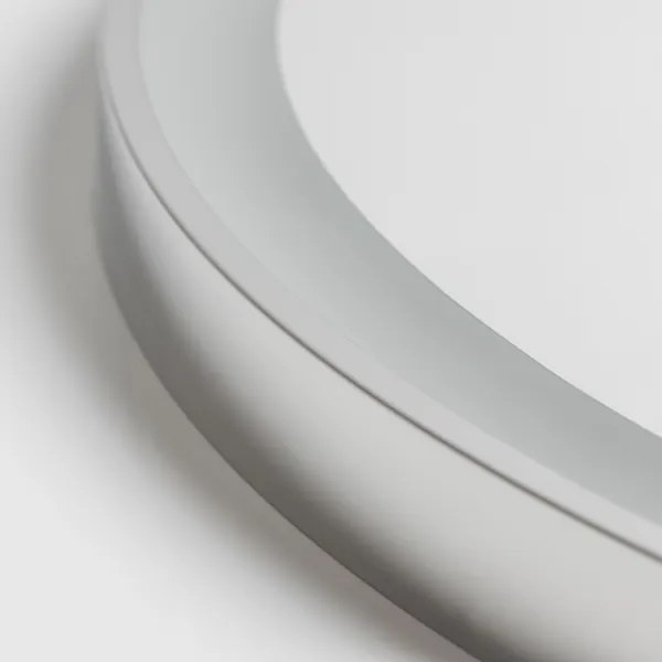 Brilagi-LED Oglindă încălzită, dimmabilă, cu iluminare LED, profil aluminiu PRO, 18W/230V, Ø 60 cm, IP44, crom lucios