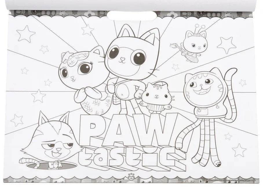 Gabby's Dollhouse Cats set de colorat și activități