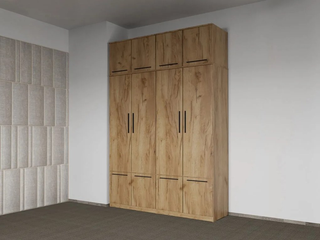 Set mobila dormitor 4 piese Stejar Levi C22