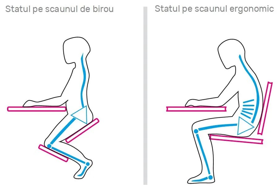 Scaun genunchi ergonomic, negru   fag, GROCO