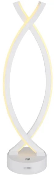 Globo 58457W - Lampă de birou LED tactilă reglabilă HELA LED/1W/3,7V albă