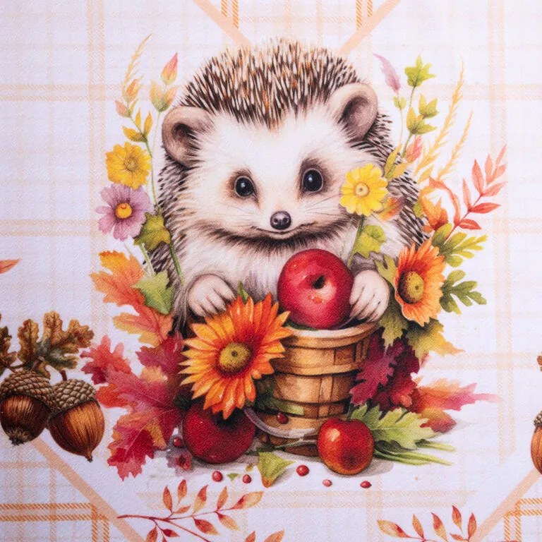 Fată de masă centrală ANIMALE DE PĂDURE 85 x 85 cm