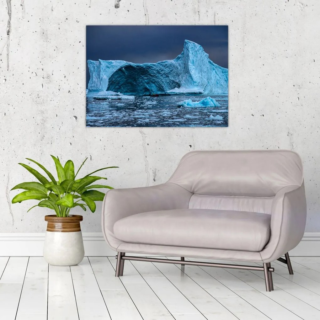 Tablou - Peștera de gheață (70x50 cm)