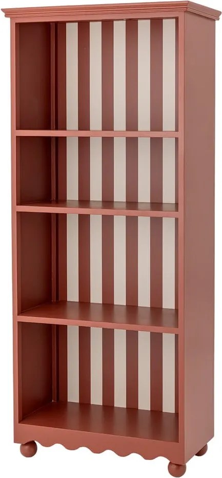 Bibliotecă roșie 66x151,5x32 cm Sasha – Bloomingville