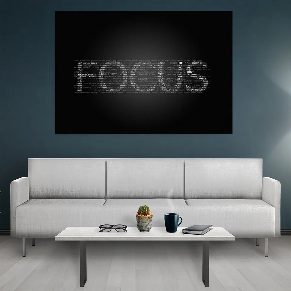 Tablou canvas Motivational Focus - 60x40 cm 60x40 cm