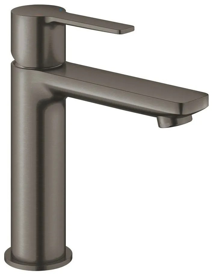 Baterie lavoar antracit mat Grohe Lineare, cu ventil click-clack