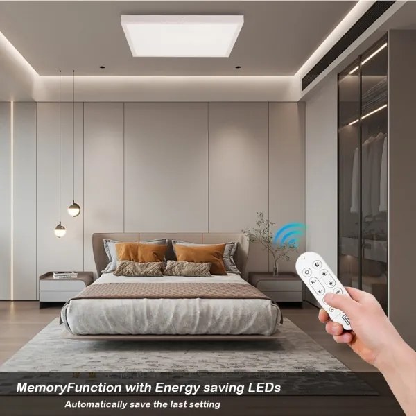 Plafonieră LED dimabilă pentru baie Immax NEO 07277L FRAME 50W/230V IP44 Wi-Fi Tuya + telecomandă