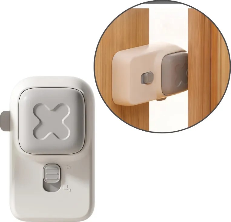 Opritor de usa cu blocare inteligenta impotriva prinderii degetelor Kidizi