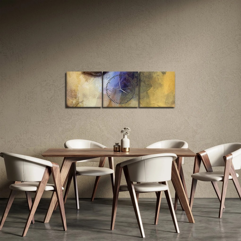 Tablou - Portretul femeii, desen (cu ceas) (90x30 cm)