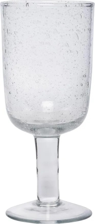 Pahar de vin, din sticla, H18 cm, Bubbles