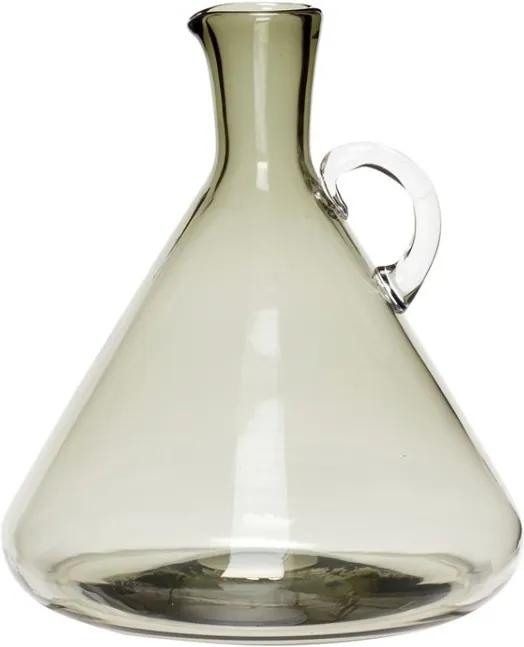 Vaza verde din sticla 20x22 cm Hubsch