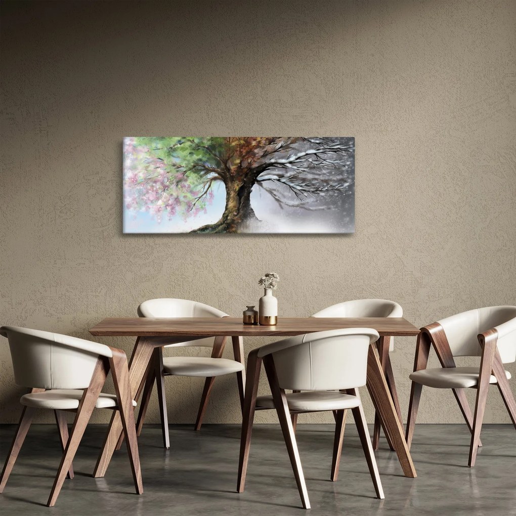 Tablou - Arborele celor patru anotimpuri (120x50 cm)