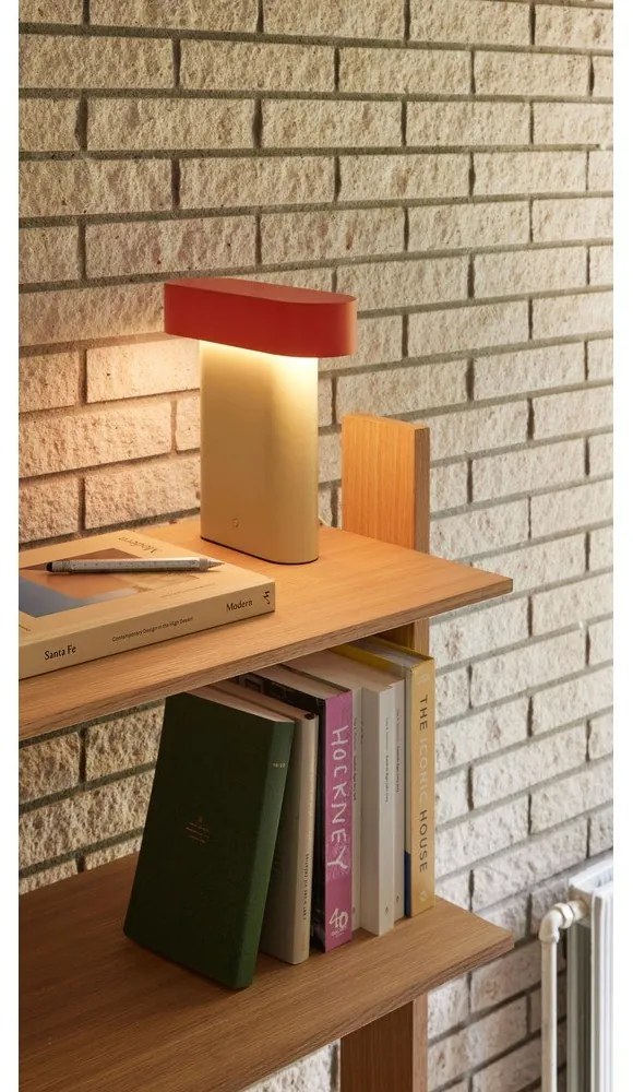 Etajeră în culoare naturală cu aspect de lemn de stejar 59x142 cm Forma – Hübsch