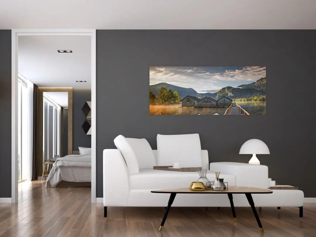 Tablou cu lac (120x50 cm)
