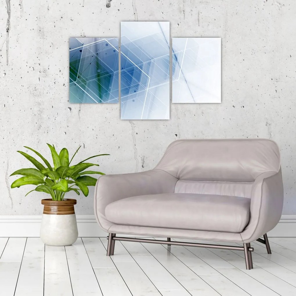 Tablou - Figuri geometrice (90x60 cm)