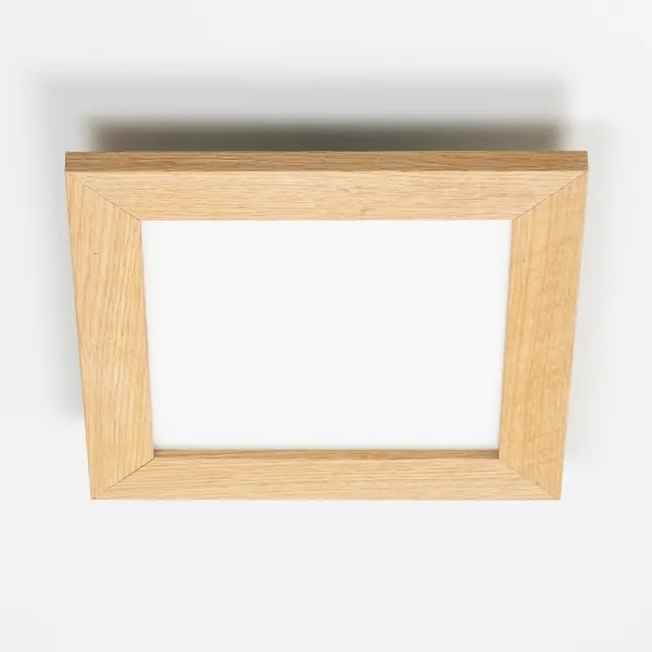 Plafonieră LED Brilagi SLIMFRAME WOOD LED/25W/230V 34x34 cm maro