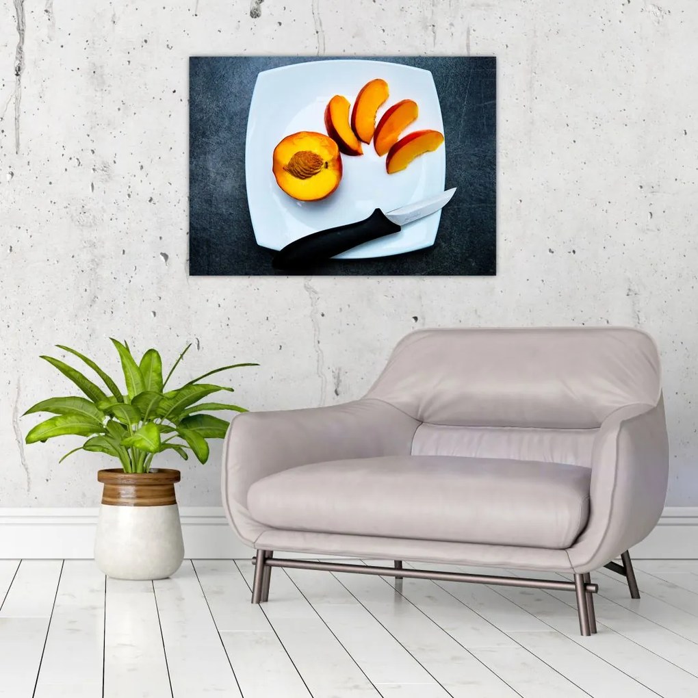 Tabloul cu piersică (70x50 cm)